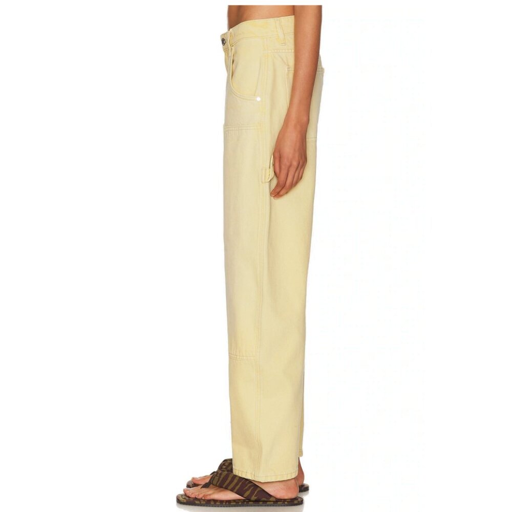 EB Denim The Enzo Double Knee Carpenter in Butter Size 26 - Picture 3 of 16